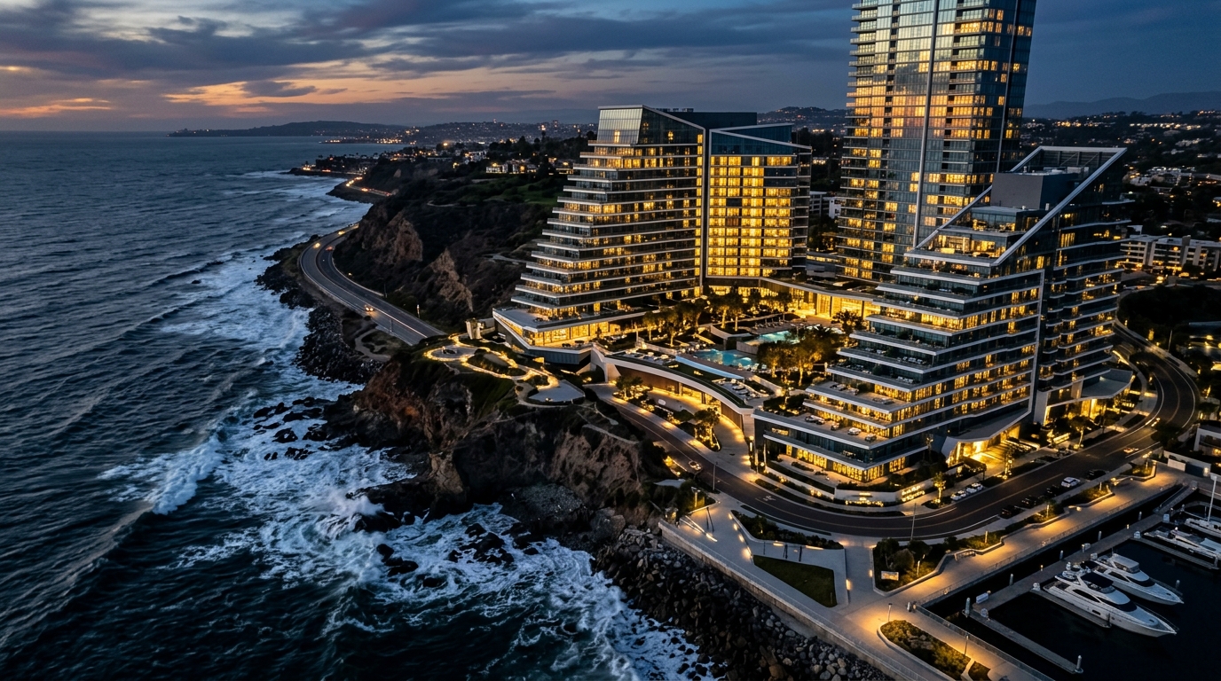 Luxury Real Estate Coastline Landmarks
